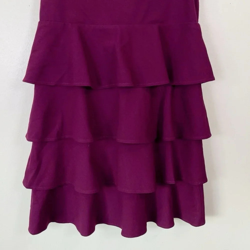 Theory Tiered Selma Sleeveless Mini Dress - Picture 6 of 13